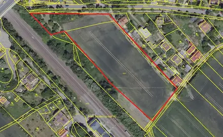 Prodej stavebního pozemku 12 266 m², Nádražní, Nové Strašecí, okres Rakovník