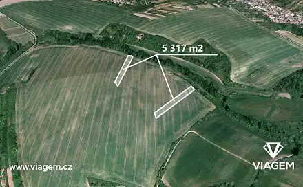 Prodej pole 531 m², Zdounky, okres Kroměříž
