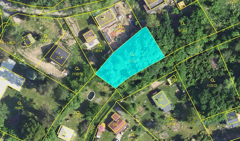 Prodej zahrady 679 m², Mnichovice – náhled fotky 2