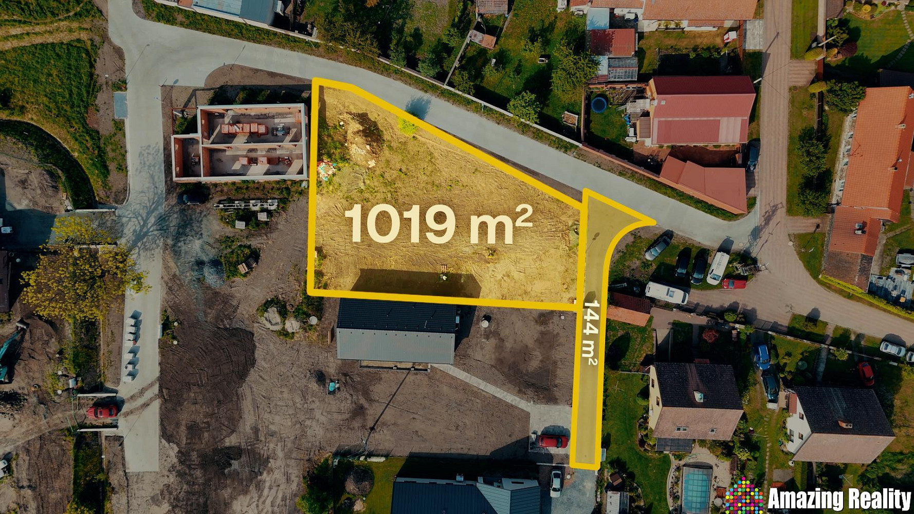 Prodej stavebního pozemku 1 067 m²