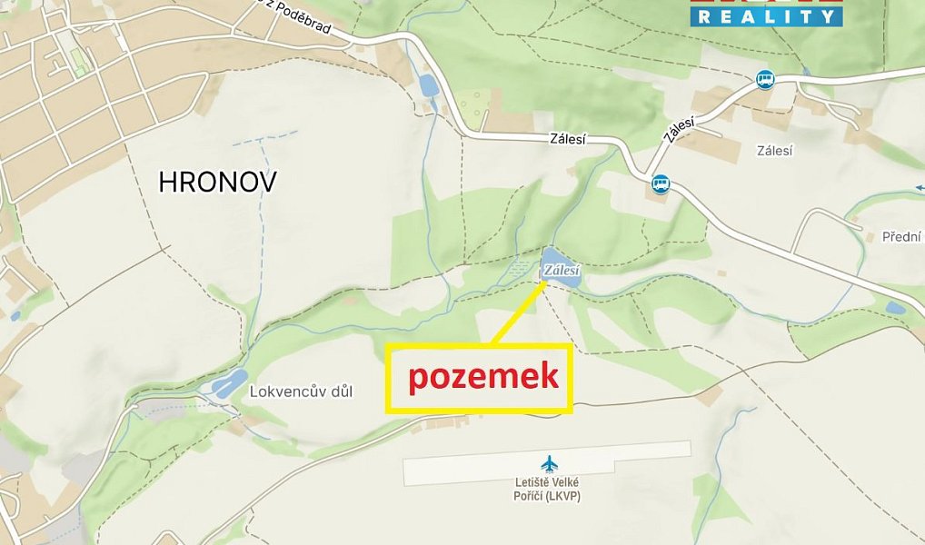 Prodej pole 14 799 m², Velké Poříčí – náhled fotky 3