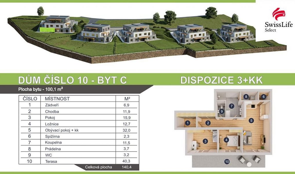 Prodej bytu 3+kk 100 m², Luka nad Jihlavou – náhled fotky 14