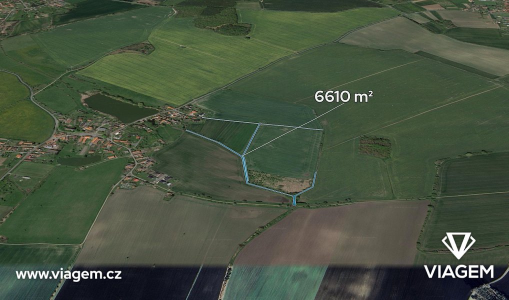 Prodej pole 639 m², Žitovlice – fotka 1 z 5