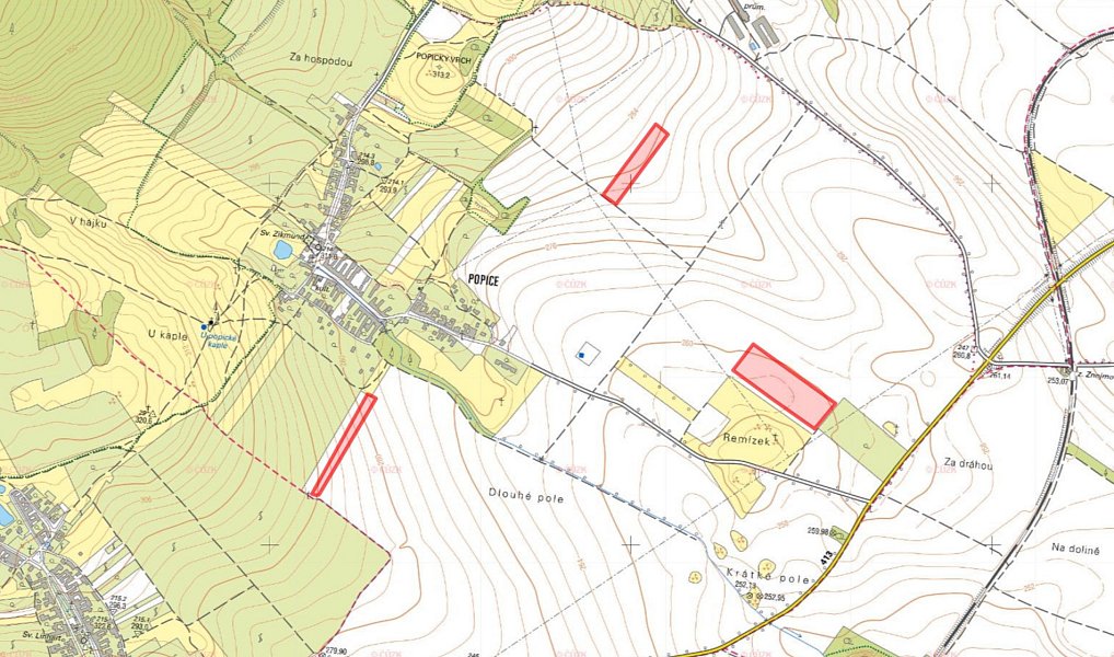 Prodej pole 25 300 m², Znojmo – náhled fotky 4