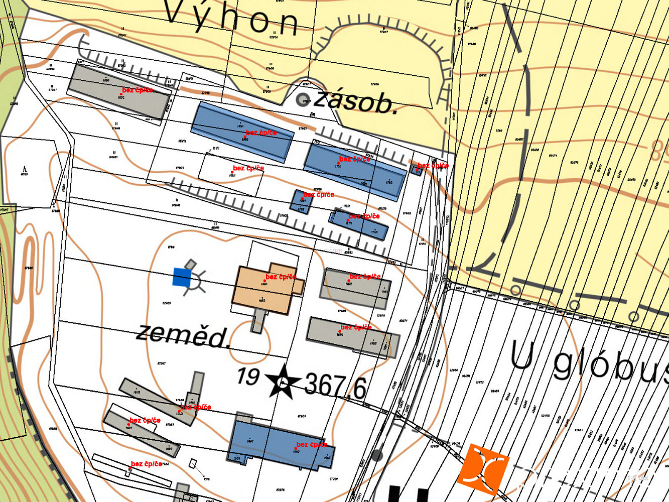 Prodej podílů na zemědělských budovách o zastavěné ploše 5956 m² – pohled 3