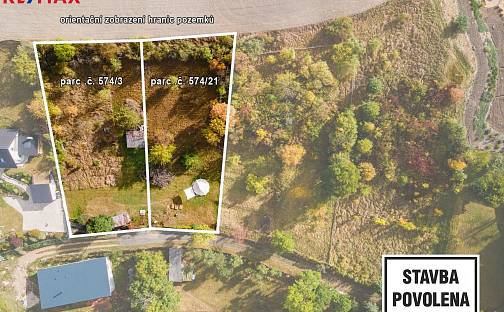 Prodej stavebního pozemku 1 187 m², Libochovice, okres Litoměřice