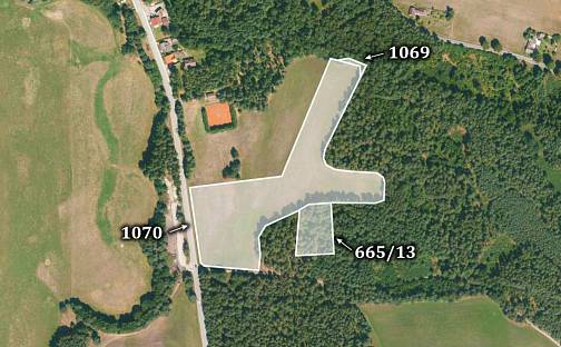 Prodej pole 34 820 m², Suchdol nad Lužnicí - Tušť, okres Jindřichův Hradec