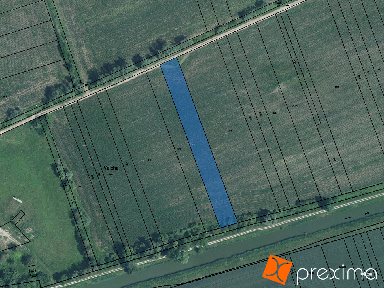 Prodej pole 834 m²