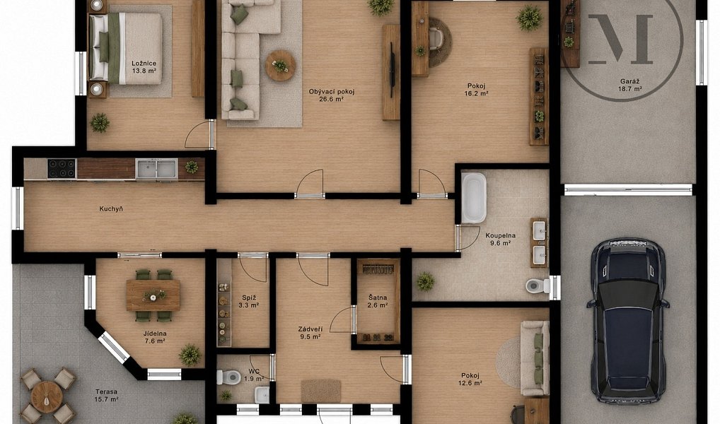 Prodej domu 182 m² s pozemkem 1 078 m², České Budějovice – náhled fotky 22