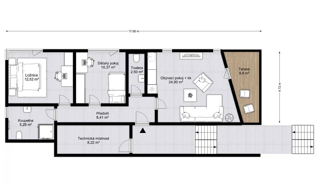 Prodej chaty/chalupy 64 m² s pozemkem 458 m², Mladé Buky – náhled fotky 4