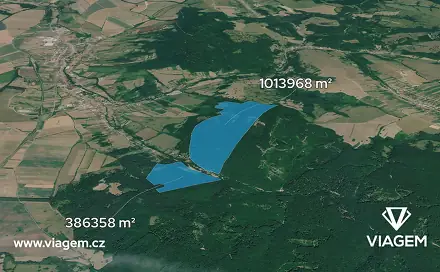 Prodej lesa 8 512 m², Javorník, okres Hodonín