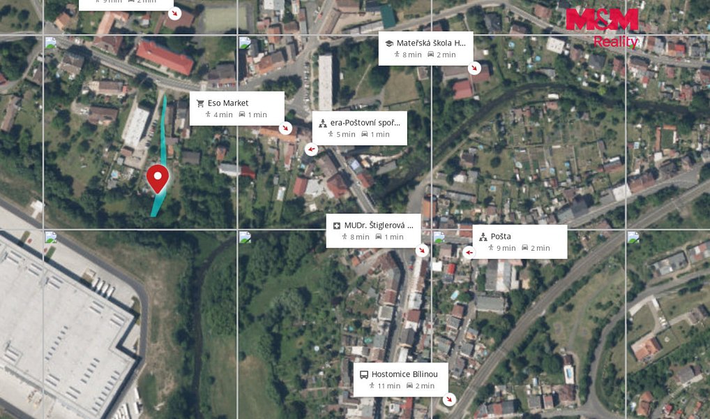Prodej zahrady 1 050 m², Hostomice – náhled fotky 8