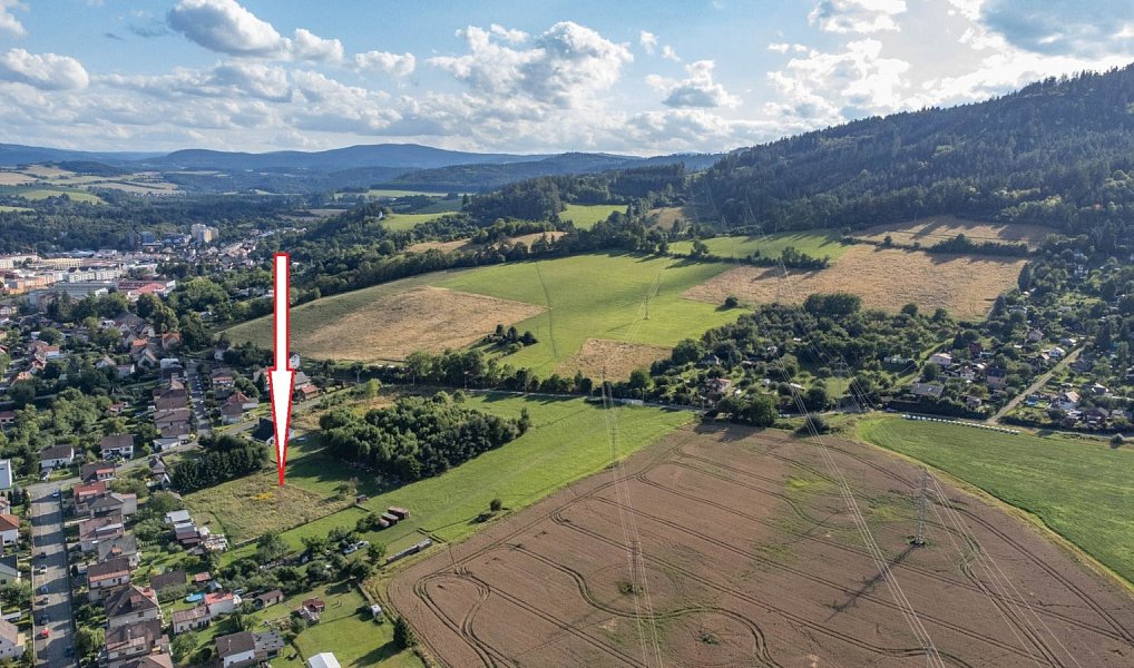 Prodej stavebního pozemku 1 096 m², Sušice – náhled fotky 2