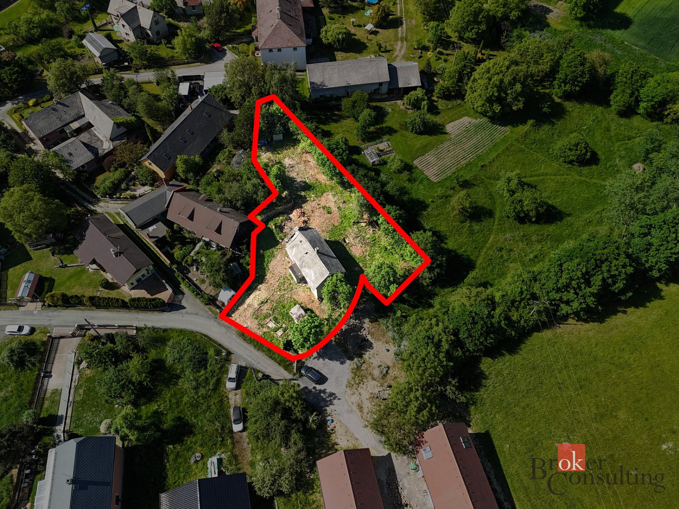 Prodej stavebního pozemku 1 348 m²