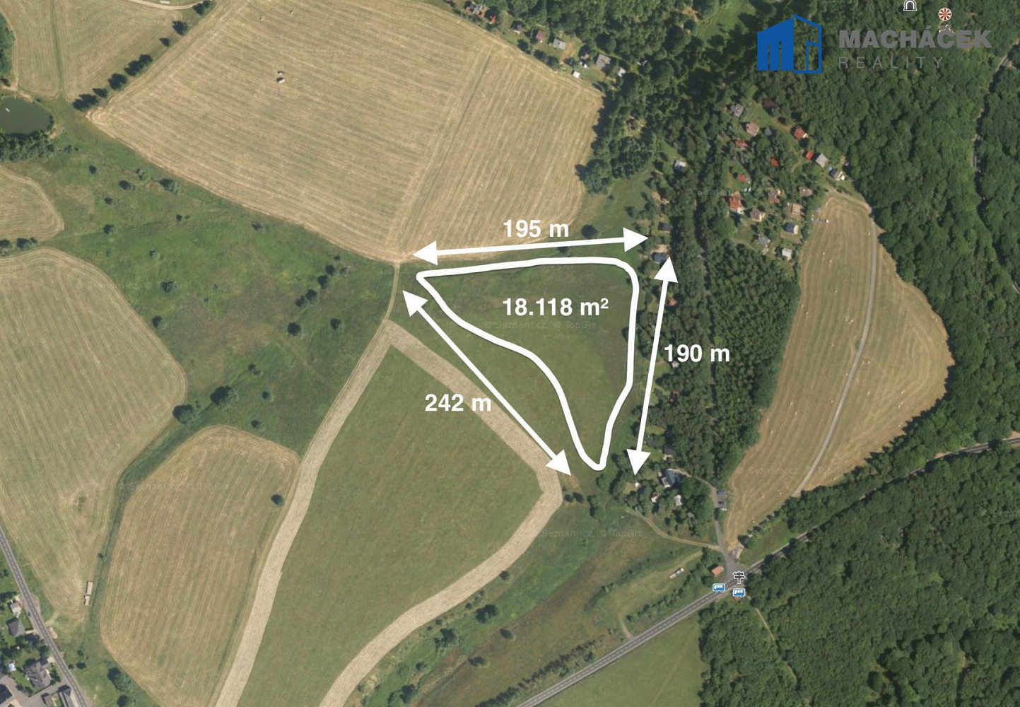Prodej louky 18 118 m²