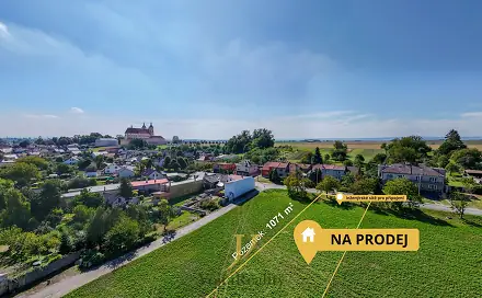 Prodej stavebního pozemku 1 071 m², Olomoucká, Dub nad Moravou, okres Olomouc