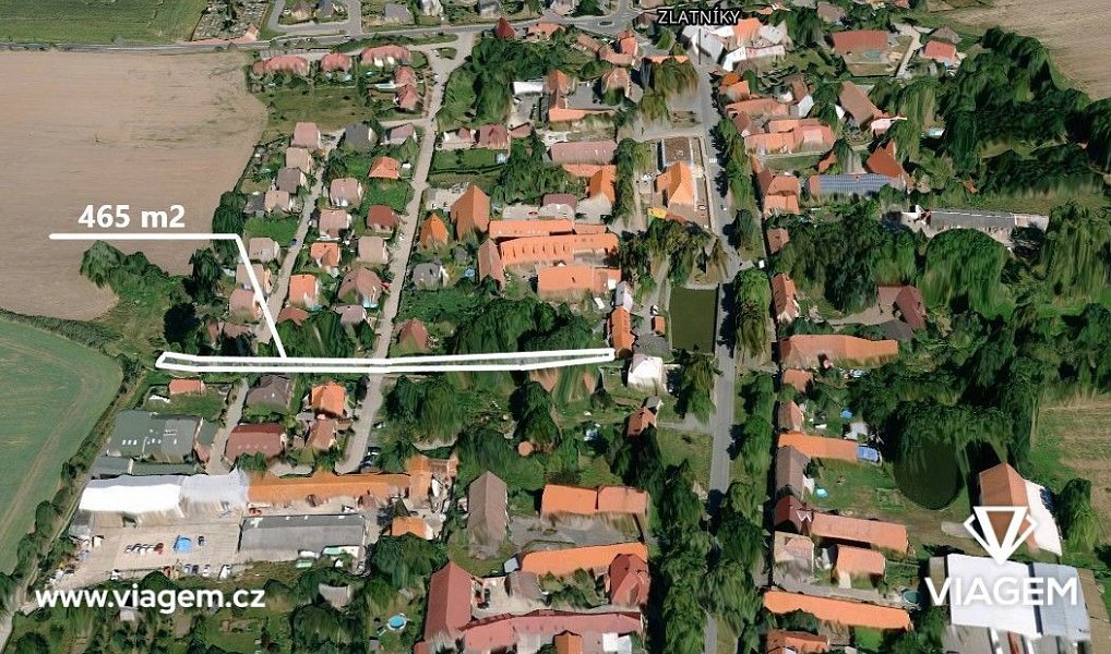 Prodej pole 465 m², Zlatníky-Hodkovice – náhled fotky 4