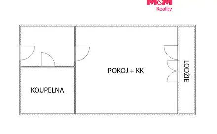 Prodej bytu 1+kk 21 m², Mostecká, Litvínov - Horní Litvínov, okres Most