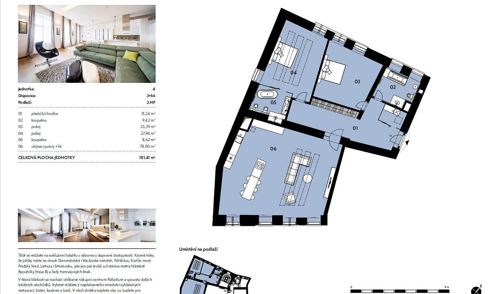Pronájem bytu 3+kk 181 m², Praha – náhled fotky 13