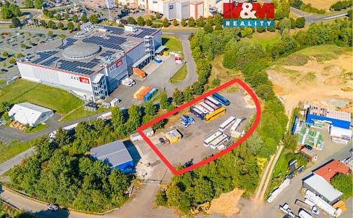 Pronájem pozemku 3 600 m², Plzeň - Černice