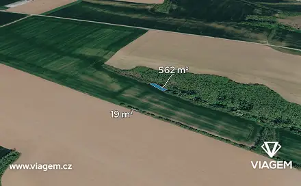 Prodej lesa 387 m², Ivančice, okres Brno-venkov