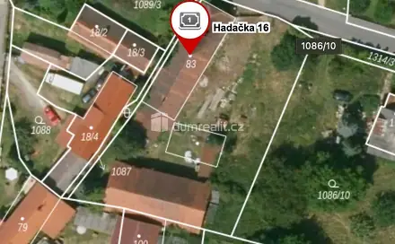 Prodej stavebního pozemku 1 665 m², Výrov - Hadačka, okres Plzeň-sever