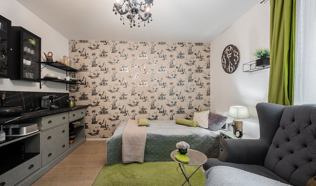 Pronájem bytu 1+kk, 24 m², Smíchov - Praha 5, Praha