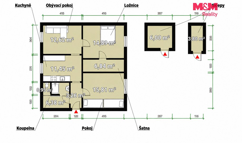 Prodej bytu 3+1 72 m², Plzeň – náhled fotky 6