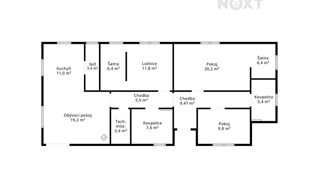 Prodej domu 150 m² s pozemkem 886 m², Tuhaň – náhled fotky 29