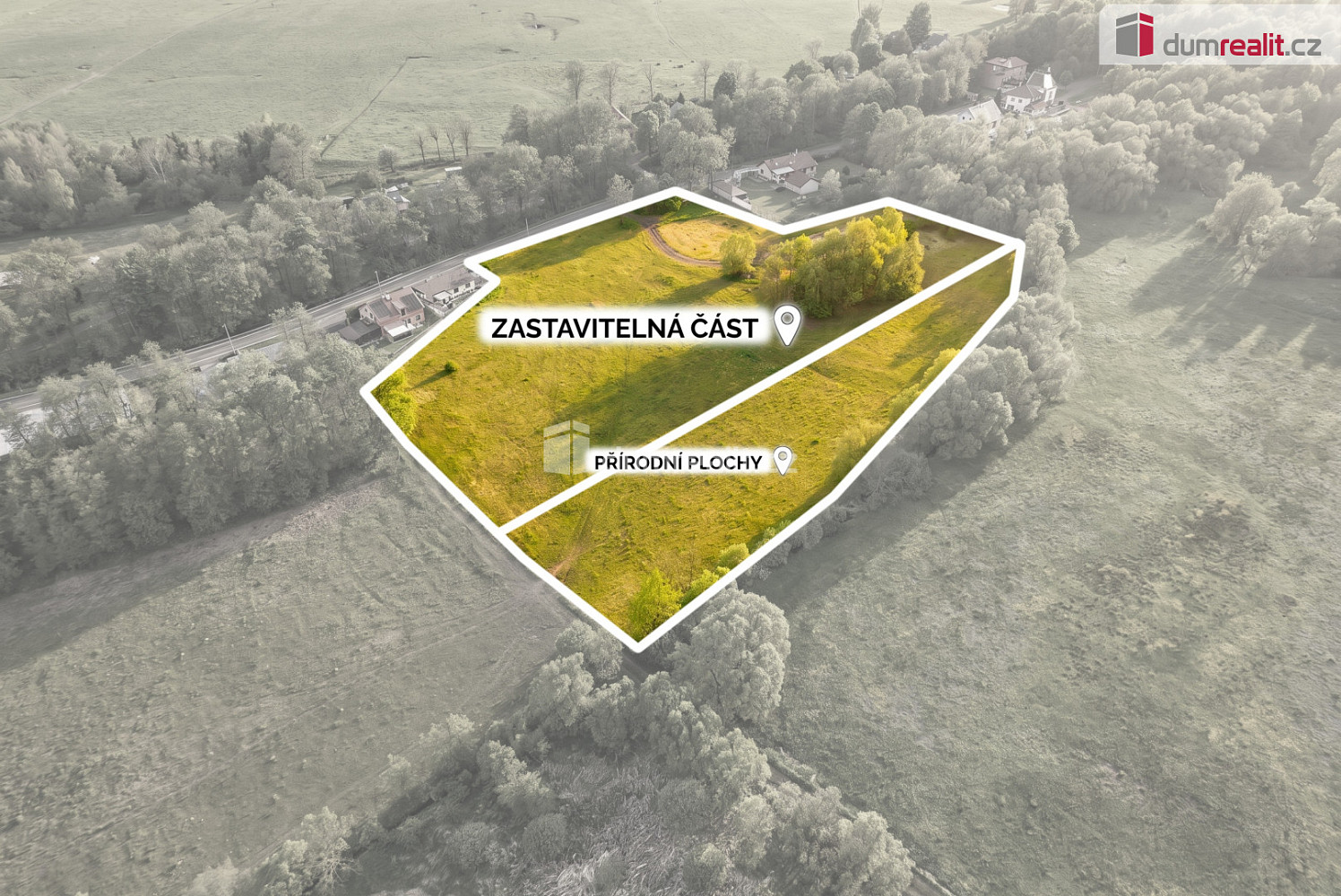 Prodej stavebního pozemku 14 589 m², Hroznětín