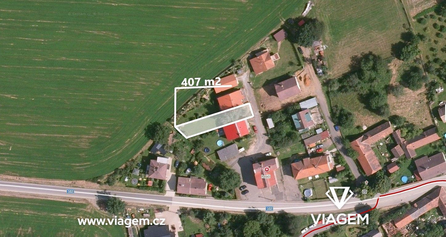 Prodej stavebního pozemku 407 m²