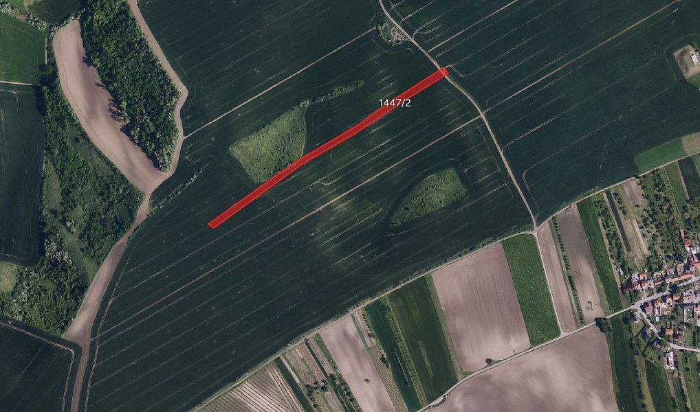 Prodej pole 10 445 m², Násedlovice – fotka 1 z 5