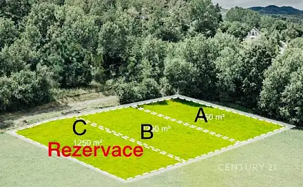 Prodej stavebního pozemku 1 250 m², Bělá pod Bezdězem, okres Mladá Boleslav