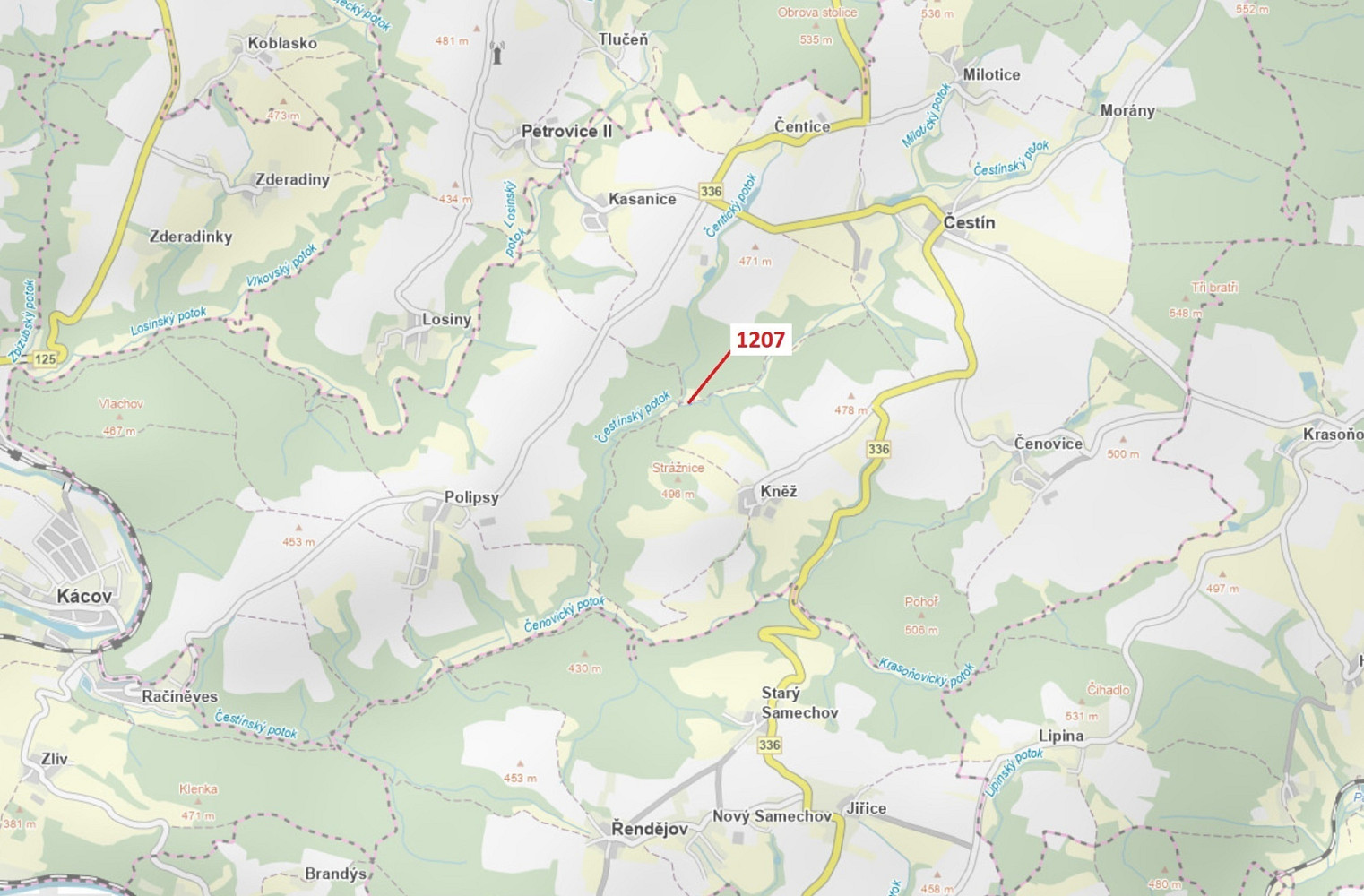 Dražba lesa 198 m², Petrovice II