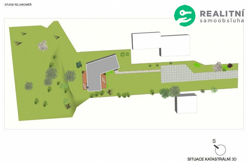 Prodej stavebního pozemku 866 m² – fotografie 2