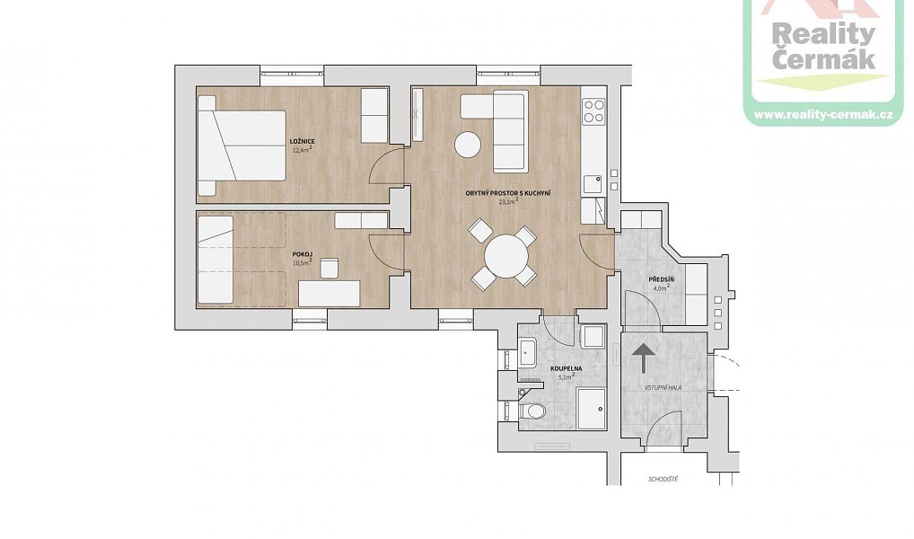 Pronájem bytu 3+kk 60 m², Holýšov – náhled fotky 17
