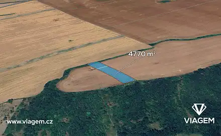 Prodej pole 1 192 m², Nedachlebice, okres Uherské Hradiště