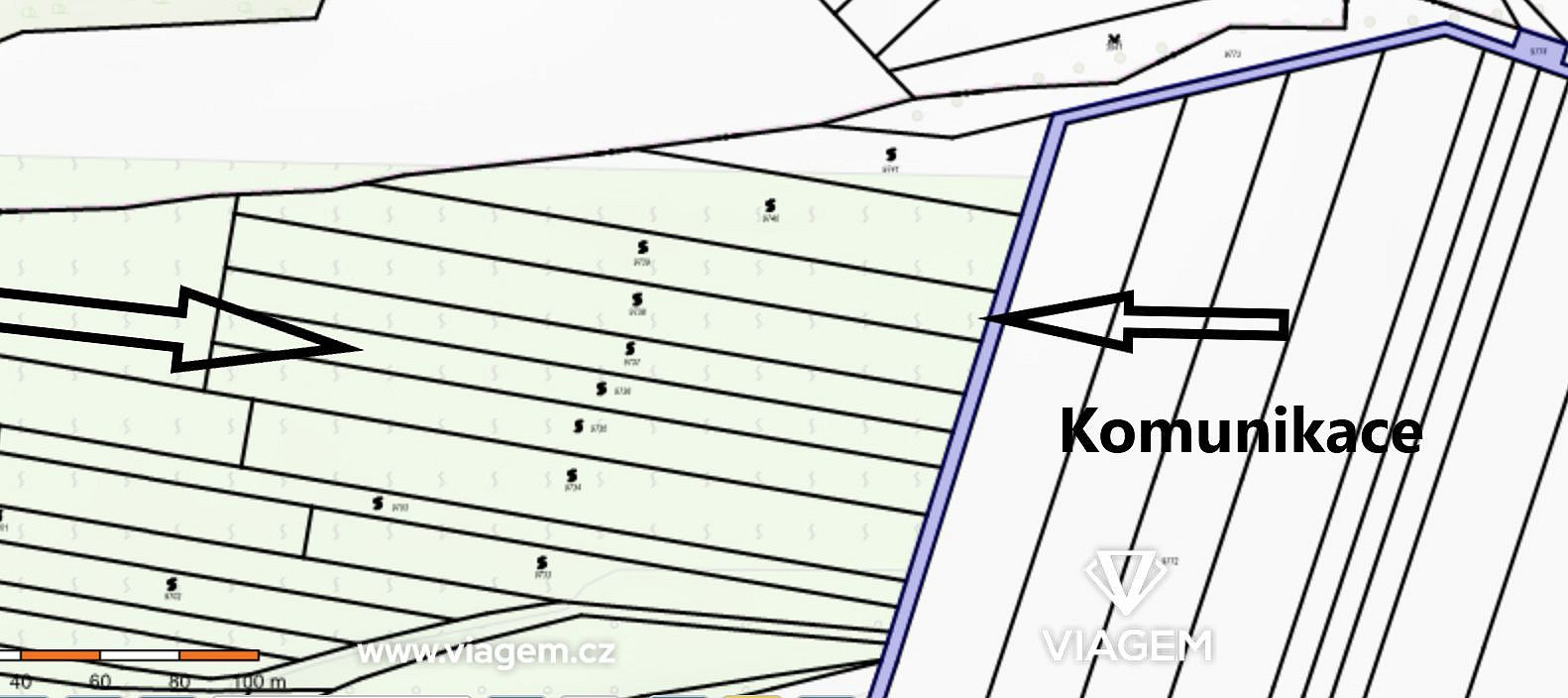 Prodej pole 1 747 m² – fotografie 3