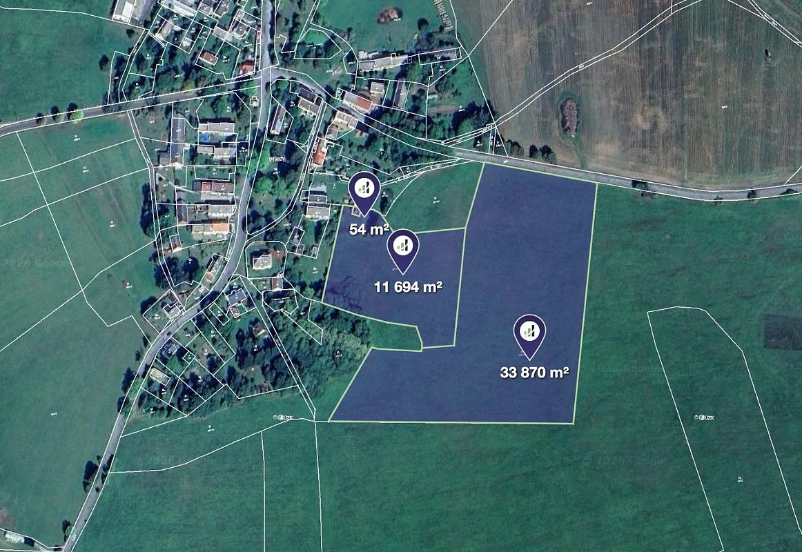 Prodej louky 45 618 m²