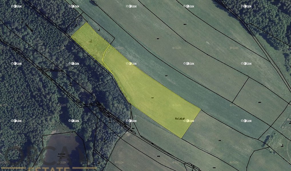 Prodej pole 19 785 m², Velký Valtinov – fotka 1 z 4