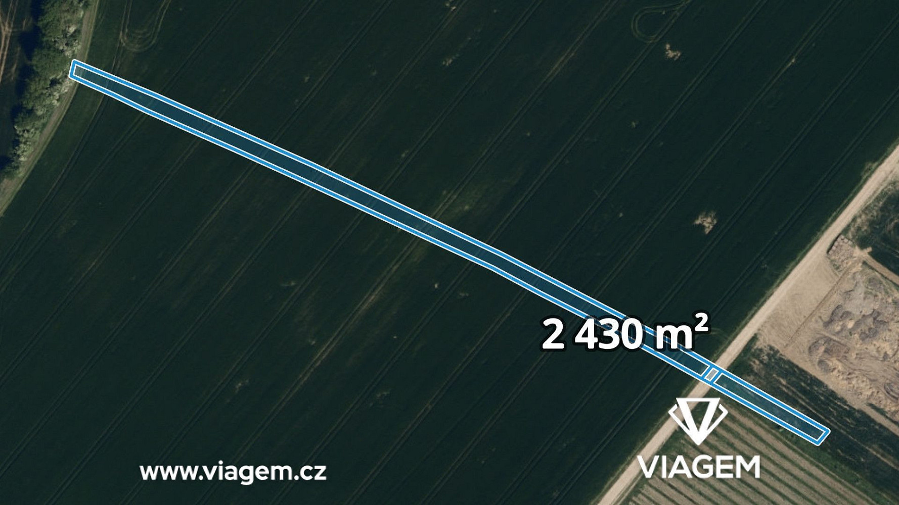 Prodej pole 2 430 m²