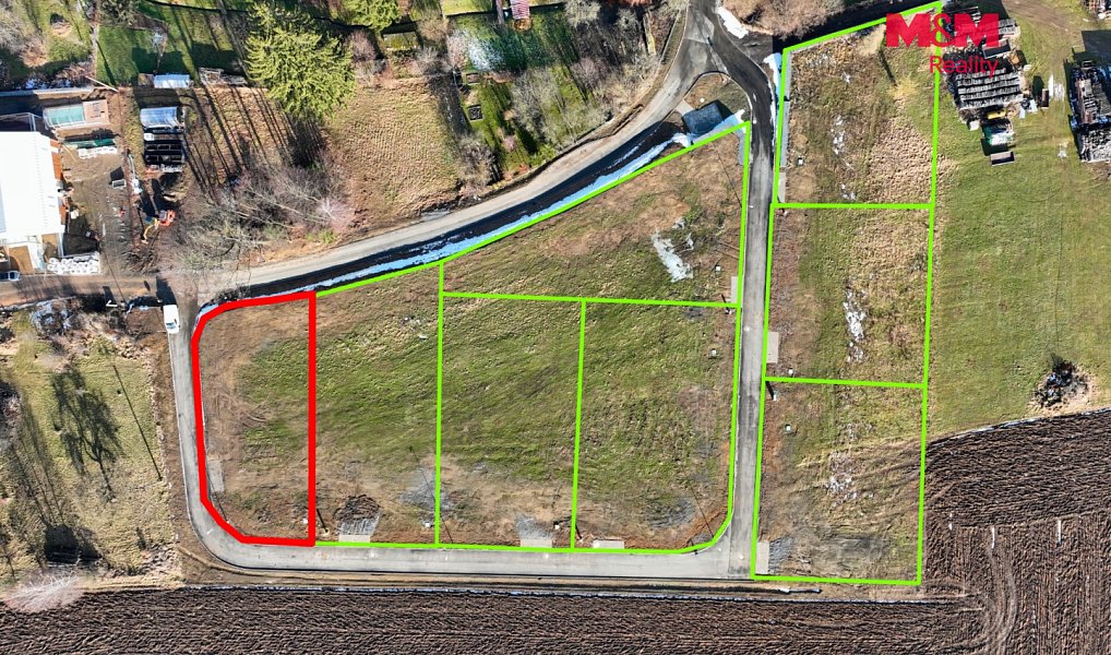 Prodej stavebního pozemku 738 m², Nová Ves u Chotěboře – náhled fotky 2