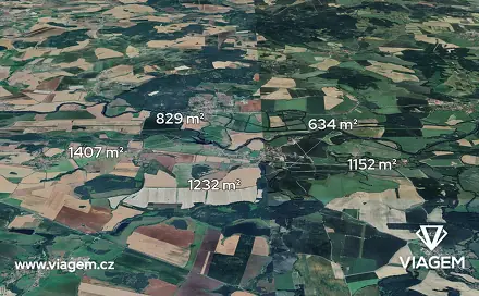 Prodej pole 549 m², Čejetice, okres Strakonice