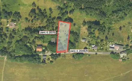 Prodej stavebního pozemku 2 981 m², Mikulášovice - Salmov, okres Děčín