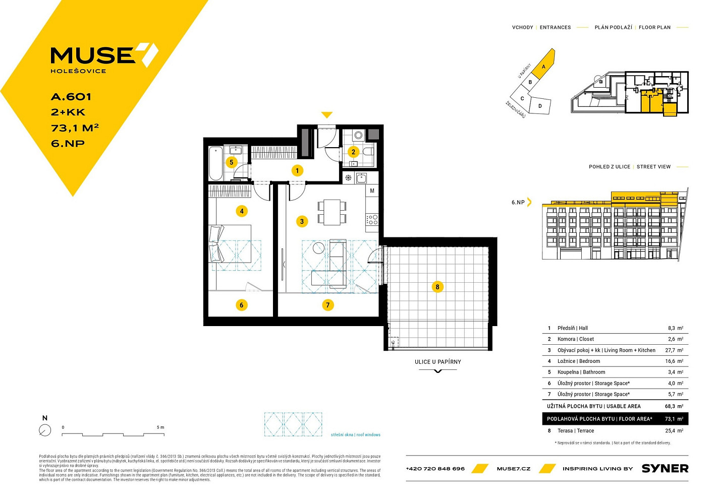 Prodej bytu 2+kk 73 m² — photo 2