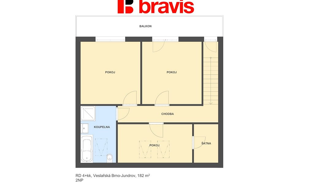 Pronájem domu 182 m² s pozemkem 60 m², Brno – náhled fotky 6