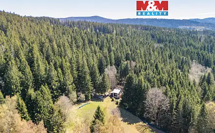Prodej chaty/chalupy 65 m² s pozemkem 591 m², Železná Ruda - Špičák, okres Klatovy