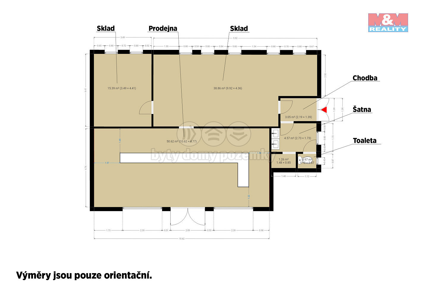 Prodej obchodních prostor 115 m² — photo 2
