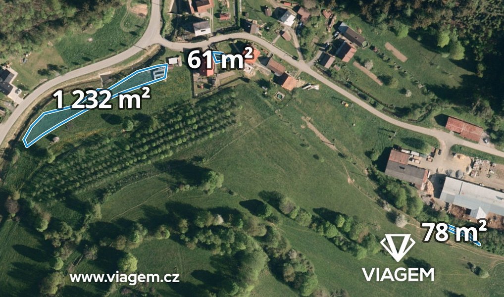 Prodej zahrady 274 m², Zděchov – fotka 1 z 5