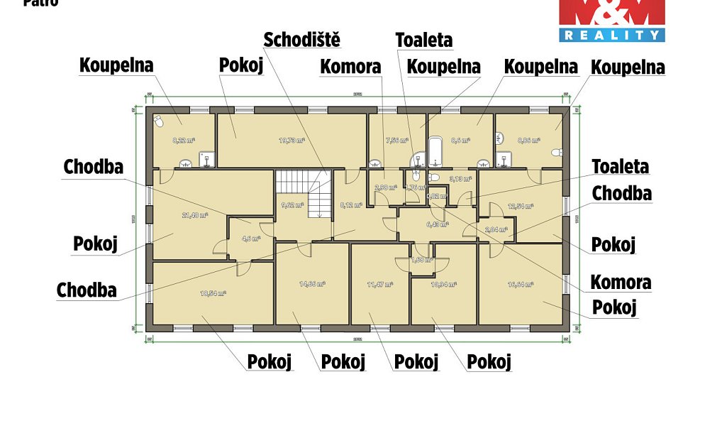 Prodej domu 600 m² s pozemkem 322 m², Šindelová – náhled fotky 20